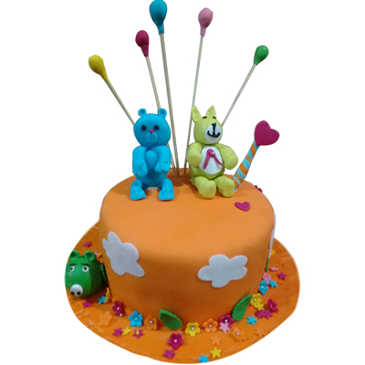 "Designer Fondant Cake -2 Kgs - Click here to View more details about this Product